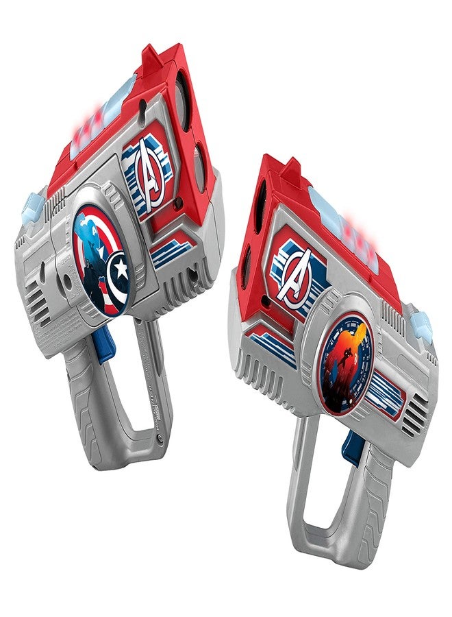 إي كيدز لعبة ليزر تاغ للأطفال من إي كيدز أفنجرز أسيمبل، مسدسات ليزر تاغ تعمل بالأشعة تحت الحمراء، تضيء وتهتز عند الإصابة - Image 2